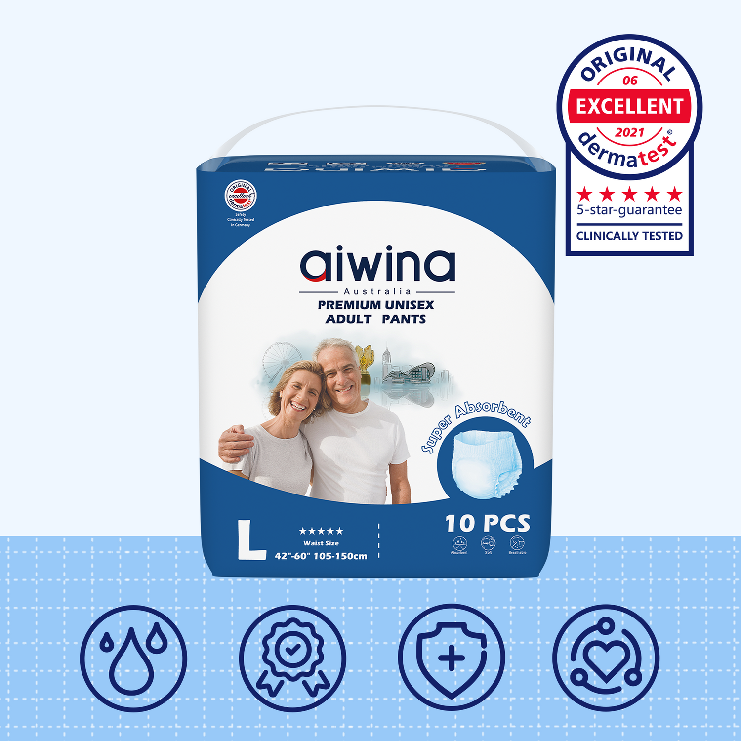 Pantalones para Adultos Neutros de Alta Gama Talla L