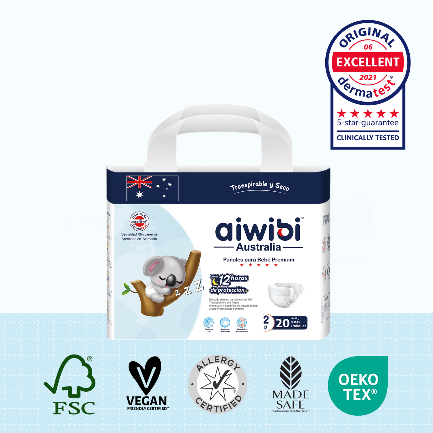 Pañales desechables para bebés Paquete Pequeño