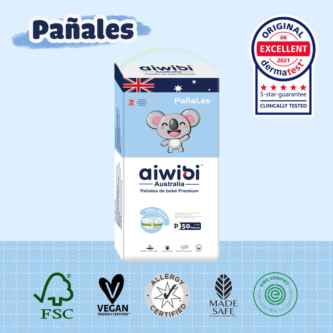 Pañales desechables para bebés Comfort Soft Talla P