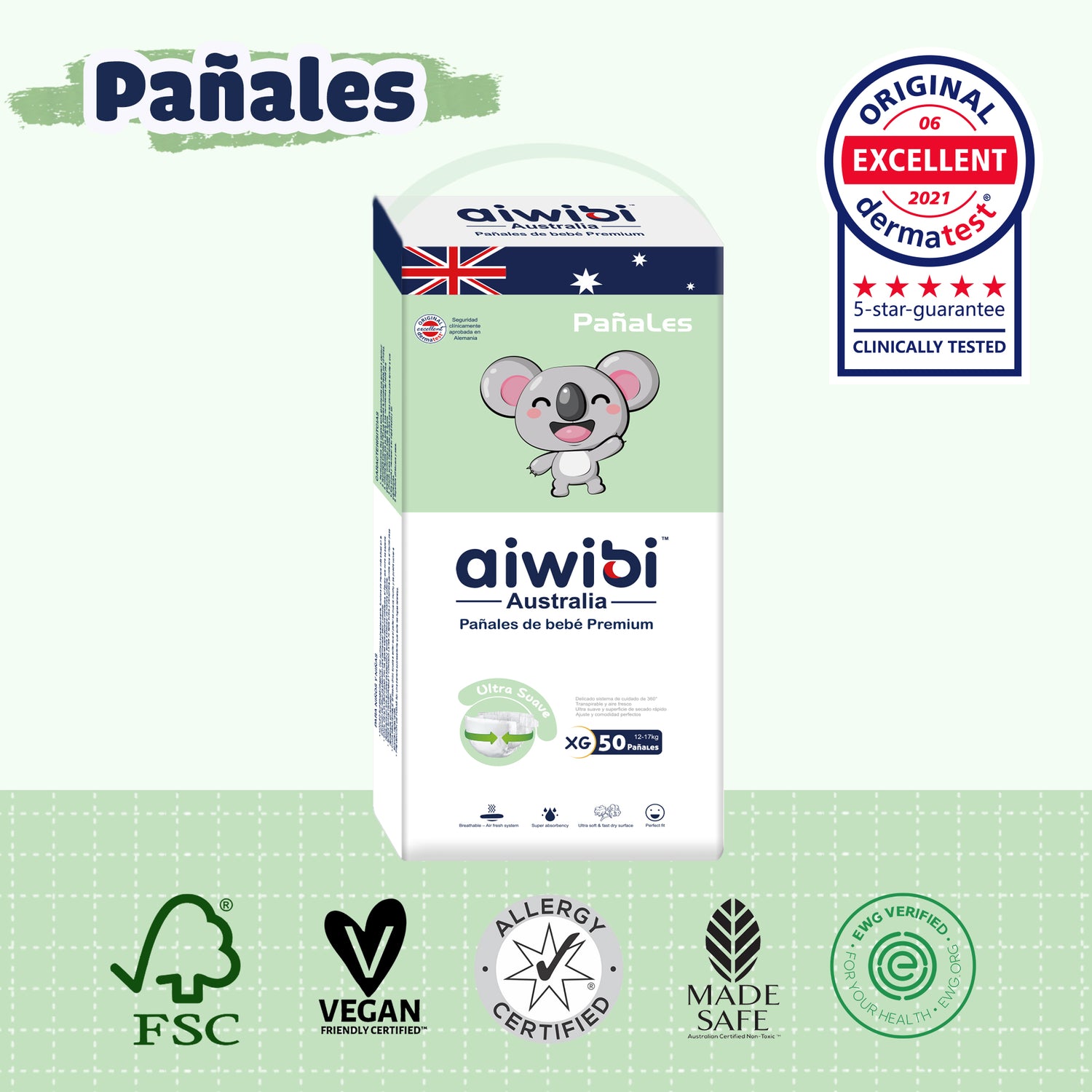 Pañales desechables para bebés Comfy Soft Talla XG