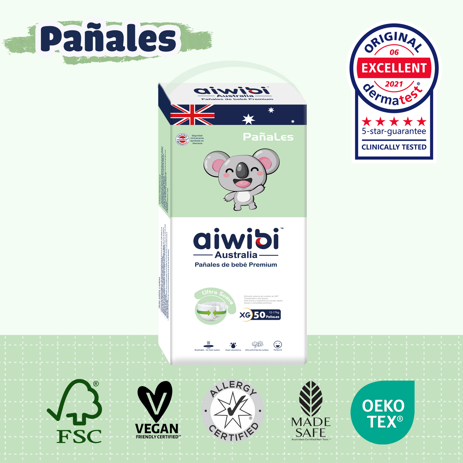 Pañales desechables para bebés Comfy Soft Talla XG