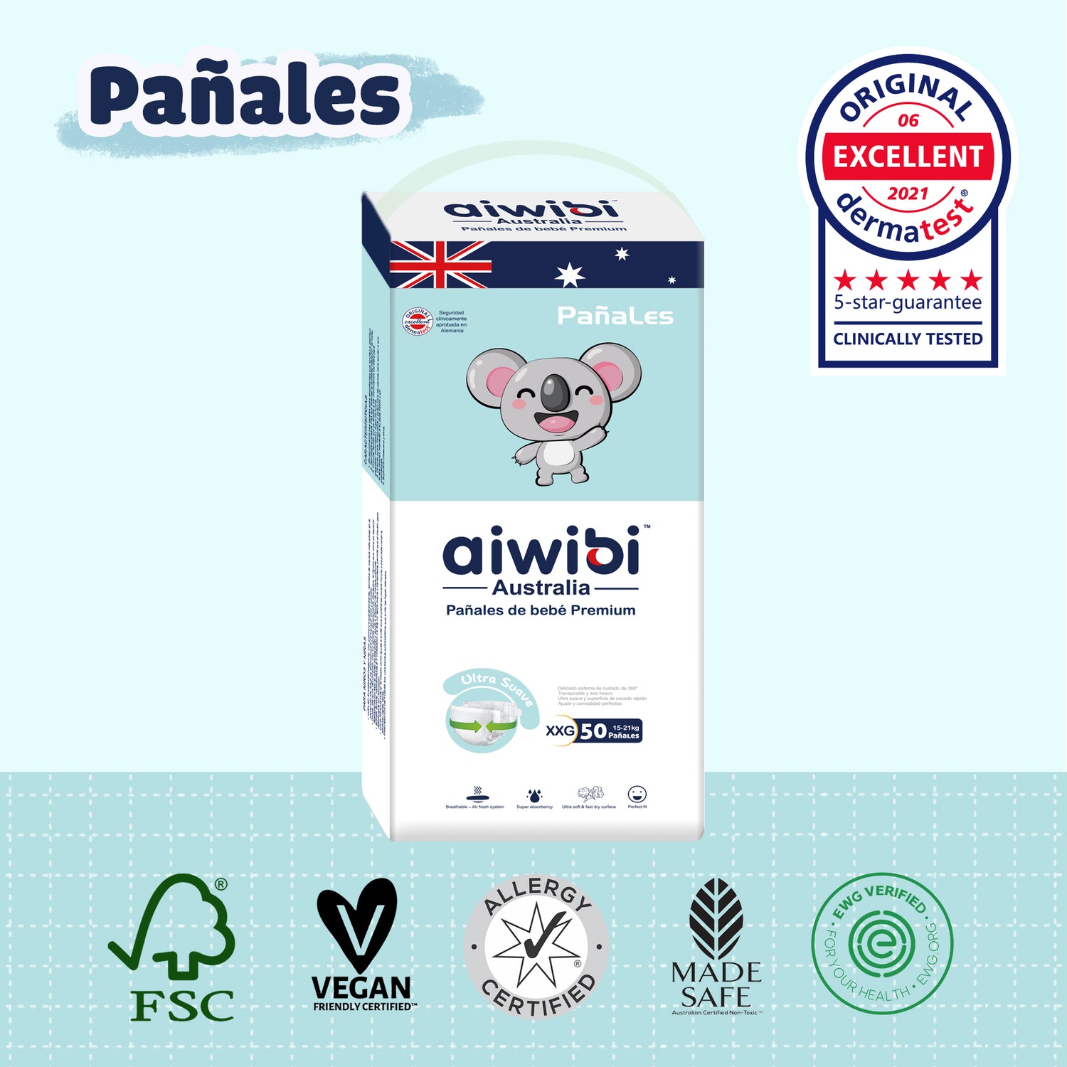 Pañales desechables para bebés Comfy Soft Talla XXG