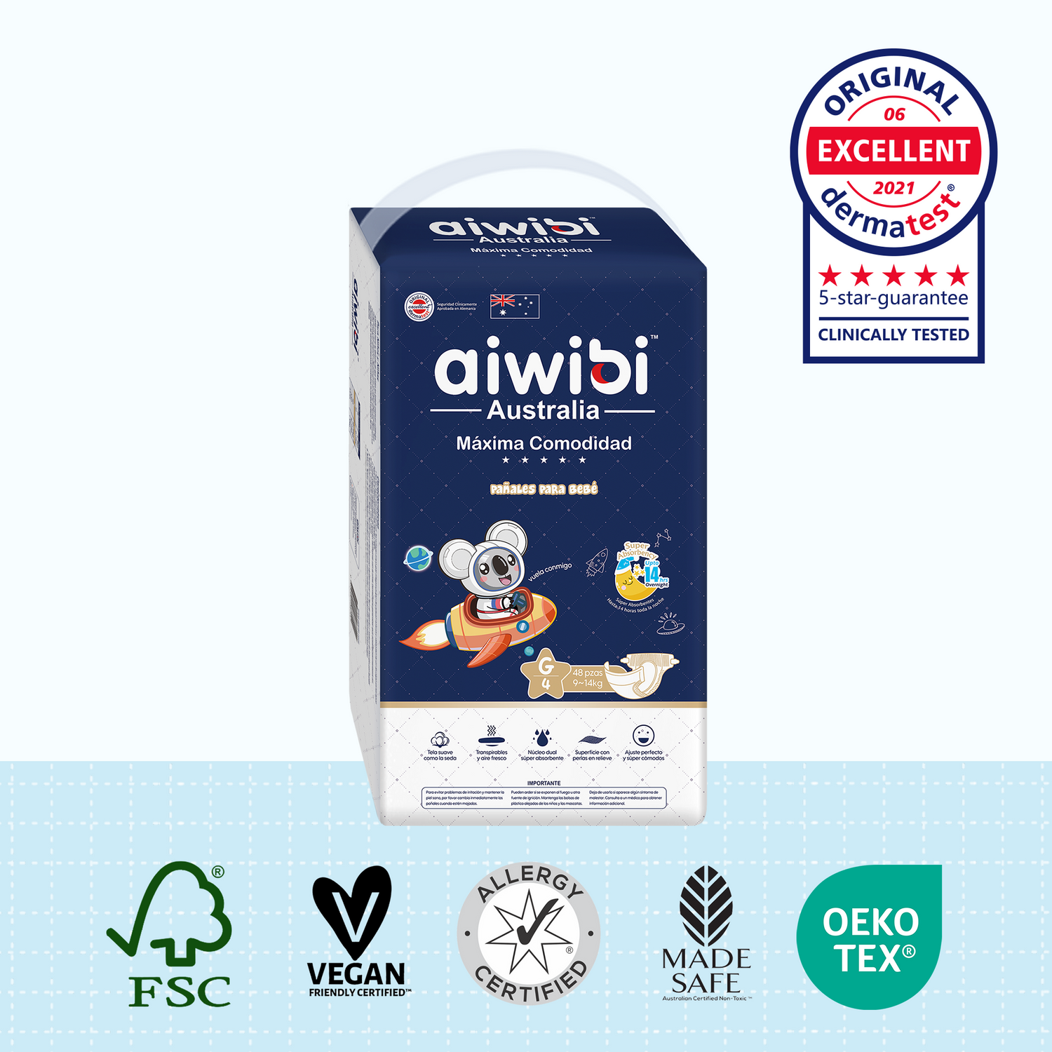 1 Paquete de Pañales para Bebés Máxima Comodidad Talla G