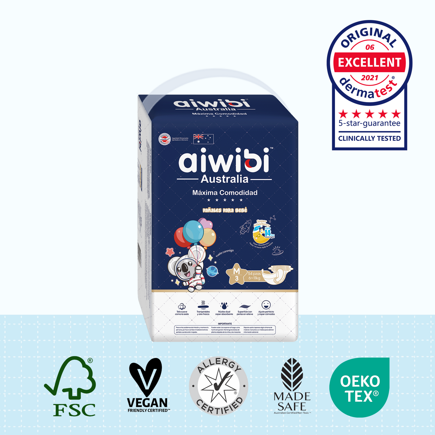 1 Paquete de Pañales para Bebés Máxima Comodidad Talla M