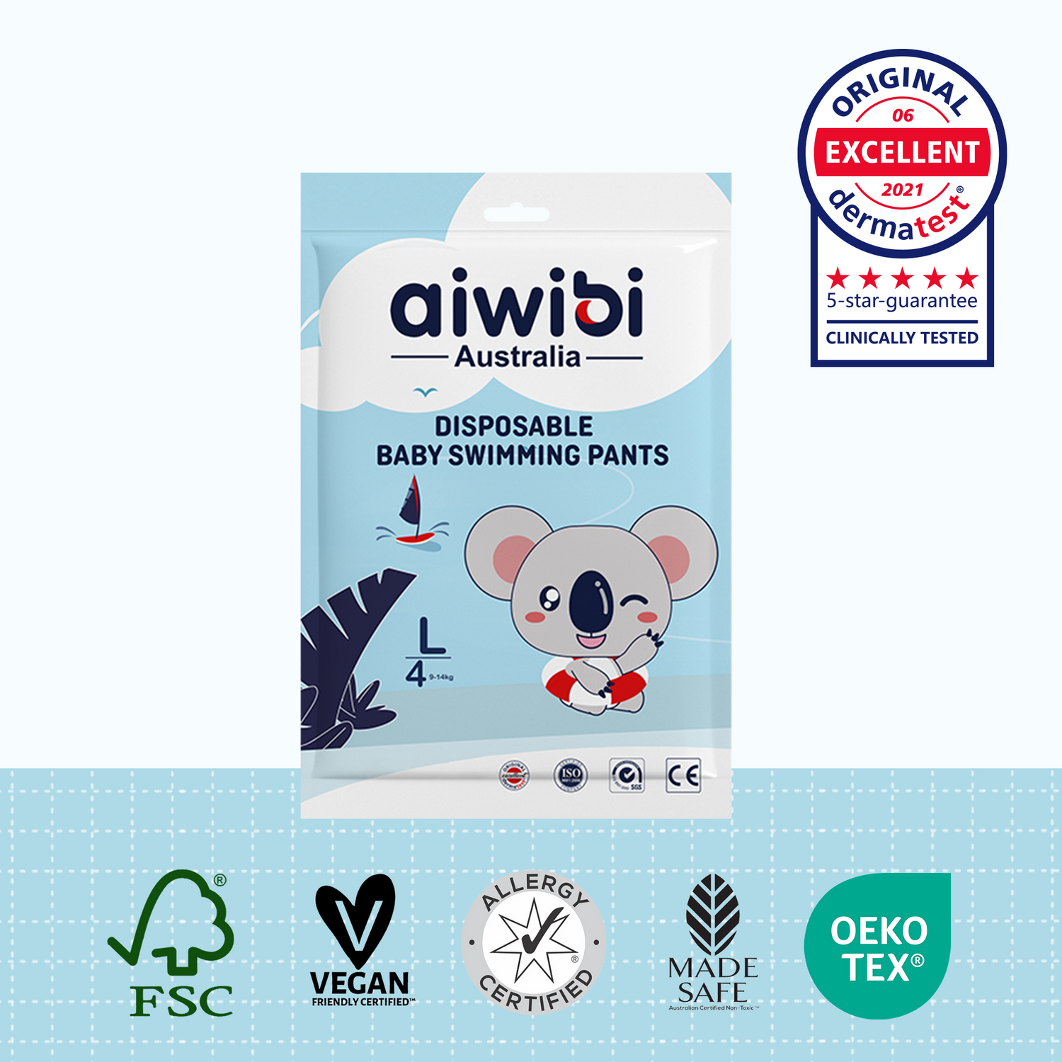 Pantalones de Natación Desechables para Bebés Talla G/XG/XXG/XXXG