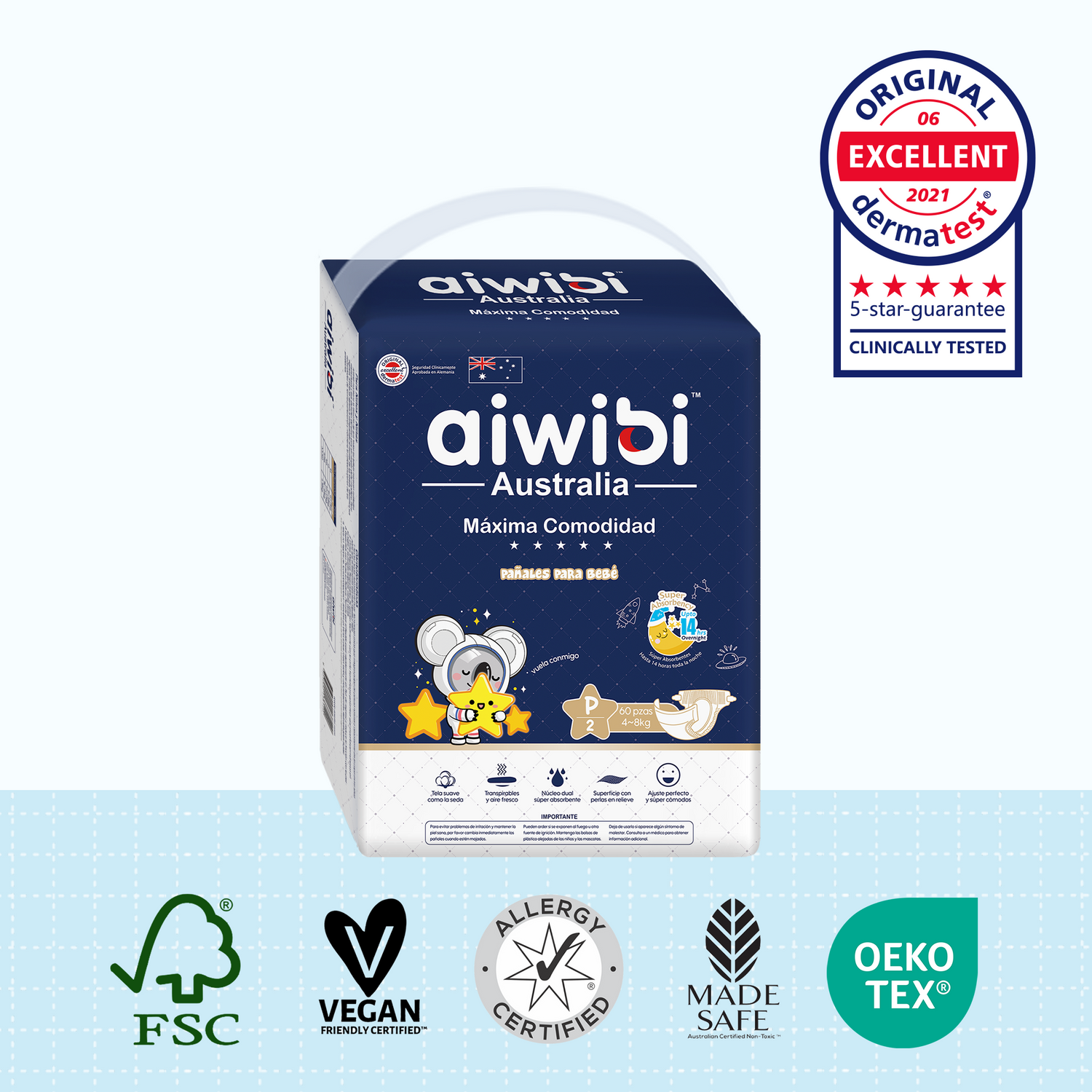 1 Paquete de Pañales para Bebés Máxima Comodidad